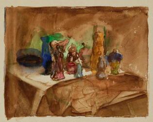 Still Life with Pottery (c. 1982)