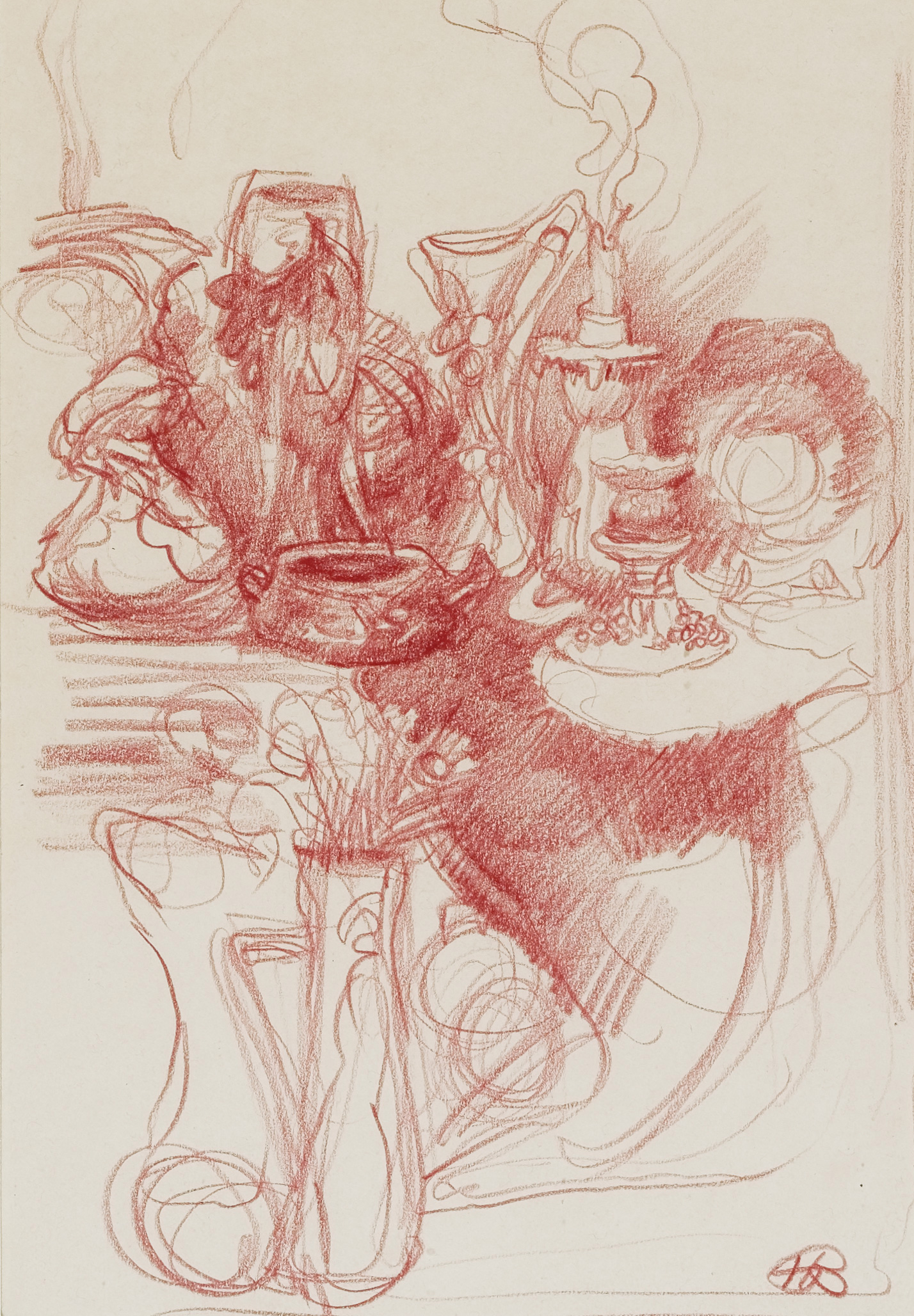 Study for Still Life with Pottery (c. 1980)